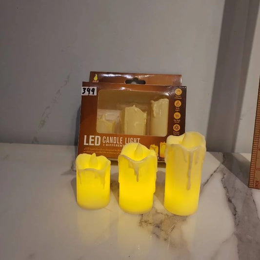 3 Piece candle set